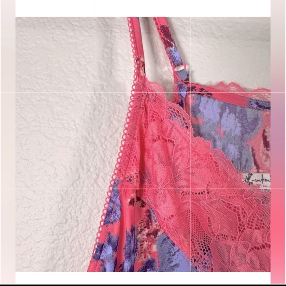 📣[POSHFEST '26] NWT IntimatelyFP PinkFloralLace Slip Adjustable XS🥂 (DO NOT BUY) - Picture 5 of 8